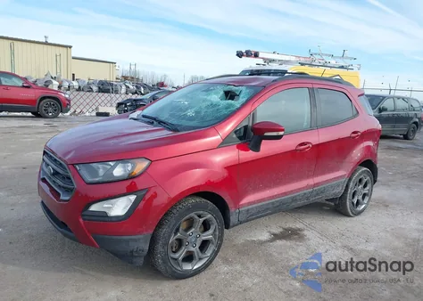 2018 Ford Ecosport Ses z USA, uszkodzony, nr VIN MAJ6P1CL7JC177488